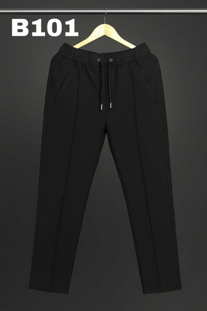 Formal Pant Cutting Trouser For Men (Black)


