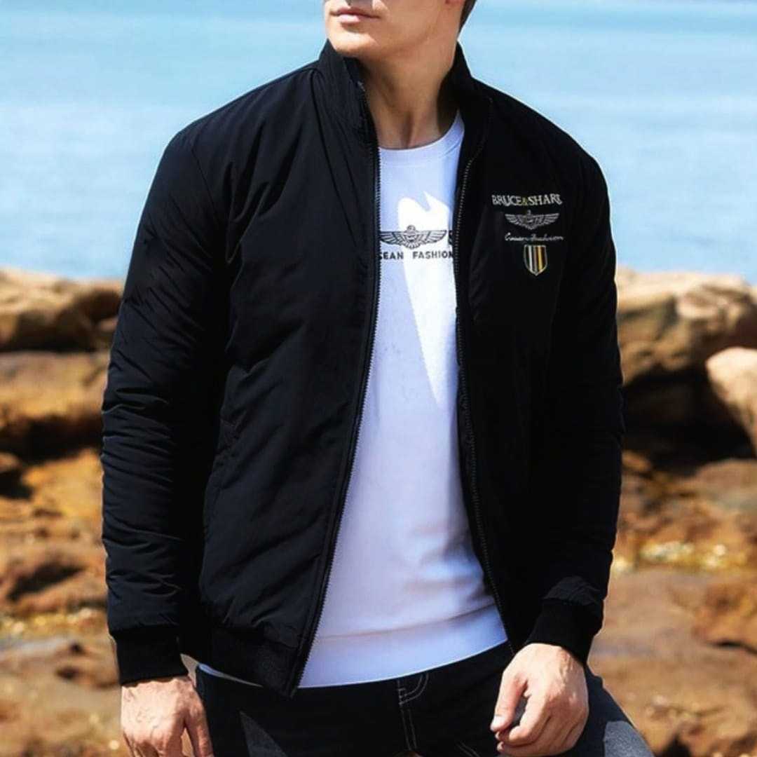Men's,Premium,Jacket,(Black)