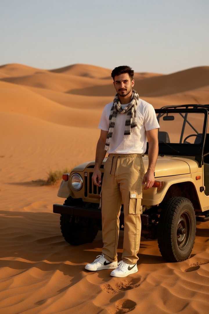 Premium,China,Baggy,Cargo,Trouser,(Khaki)